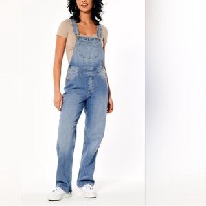 Hollister Denim Overalls High Rise Vintage Overalls 100% Cotton XS